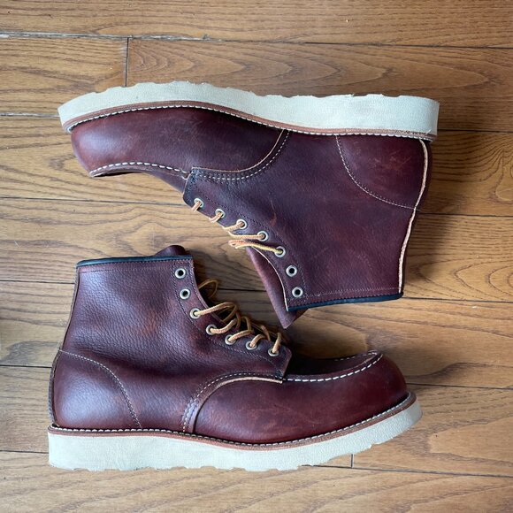 Red Wing Moc Toe Boots - Size 12 - Picture 2 of 3